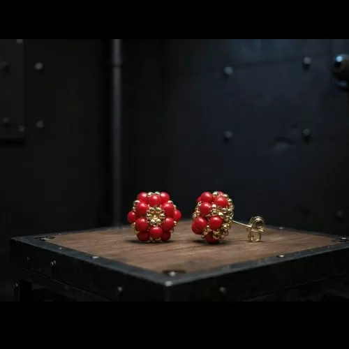 Stud earrings by Ichiban - Daisies Rouge