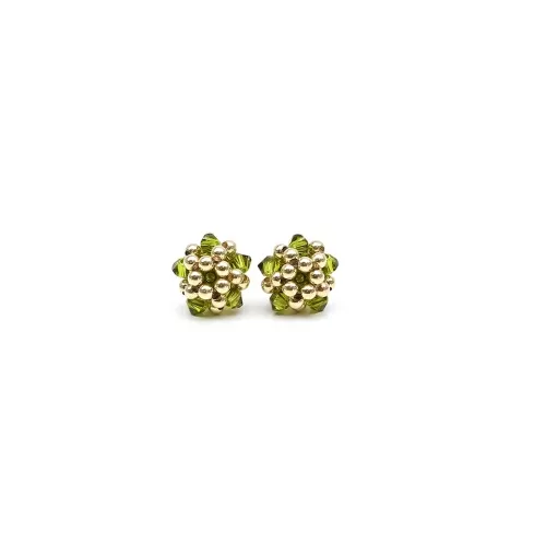 Cercei cu surub, Ichiban - Charm Olivine