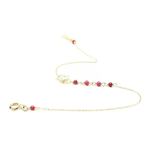 Bratara pentru femei, Ichiban - Flower Power Ruby AU14K
