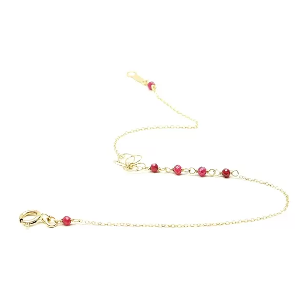 Bratara pentru femei, Ichiban - Flower Power Ruby AU14K