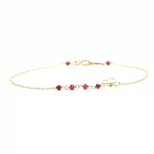 Bratara pentru femei, Ichiban - Flower Power Ruby AU14K