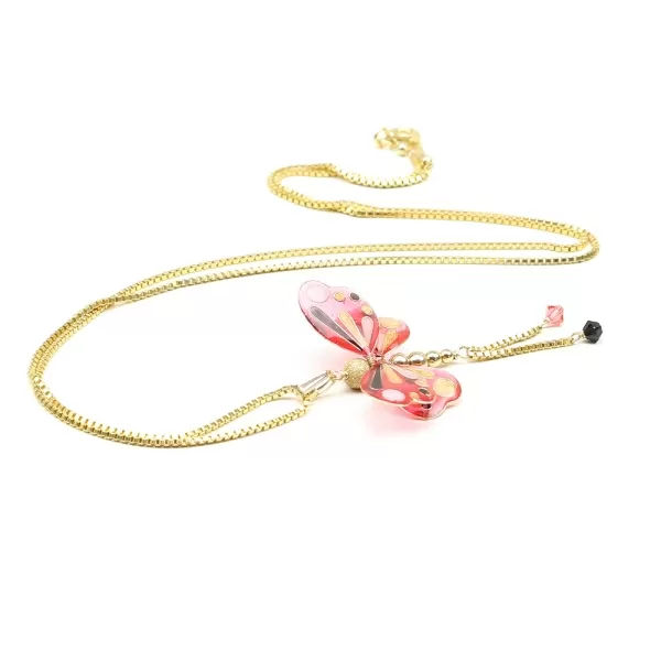 Pandantiv cu lantisor, Ichiban - Paradise Butterfly