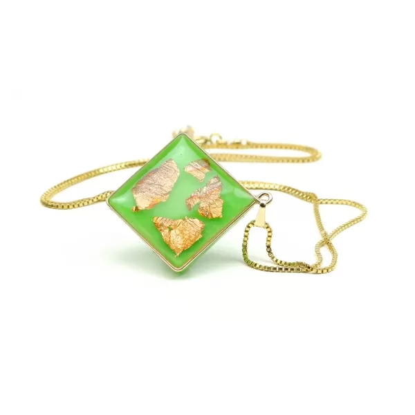 Green Foil - pendant by Ichiban