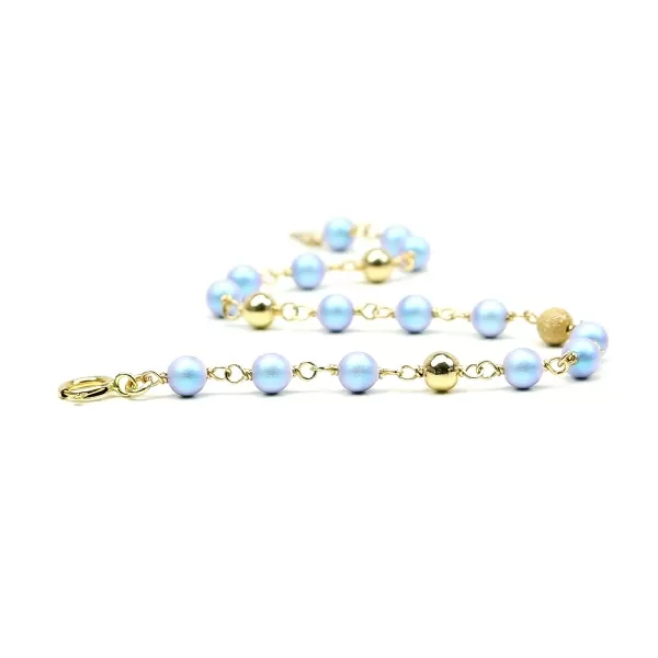 Bracelet for women, Ichiban Luxury Iridescent Light Blue