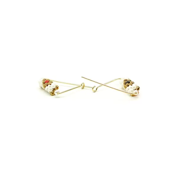 Earrings by Ichiban - Fancy Ethnic Style Yang 14K Gold