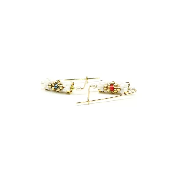Earrings by Ichiban - Fancy Ethnic Style Yang 14K Gold