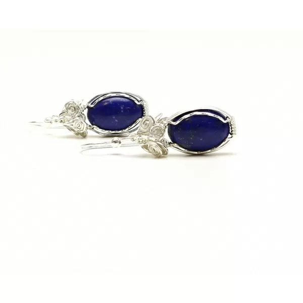 Cercei cu tortite, Ichiban - Lapis Lazuli