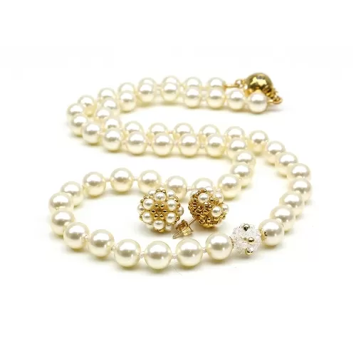 Set colier si cercei surub, Ichiban - Classic Old Style