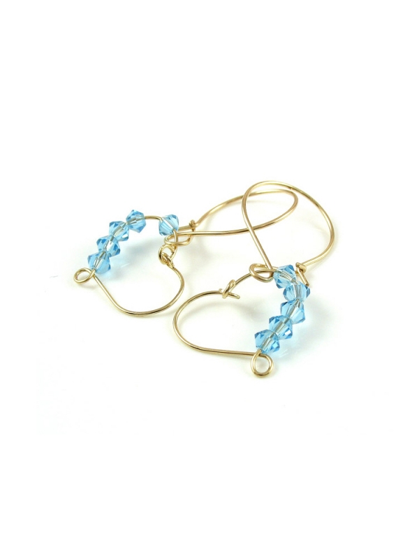 Earrings by Ichiban - Love Blue