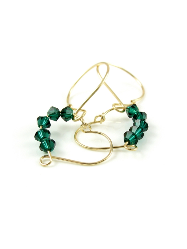 Earrings by Ichiban - Love Emerald