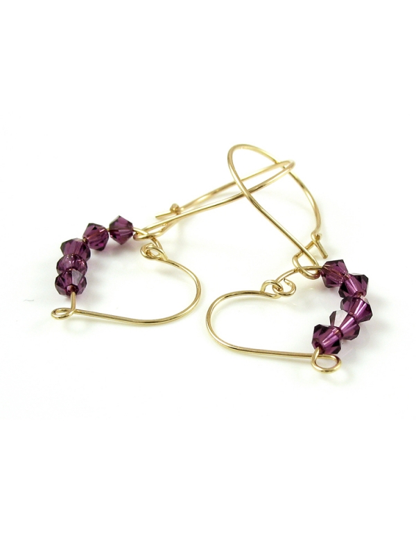 Earrings by Ichiban - Purple Love