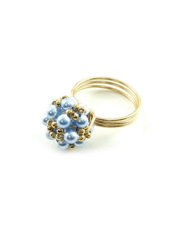 Ring by Ichiban - Daisies Light Blue