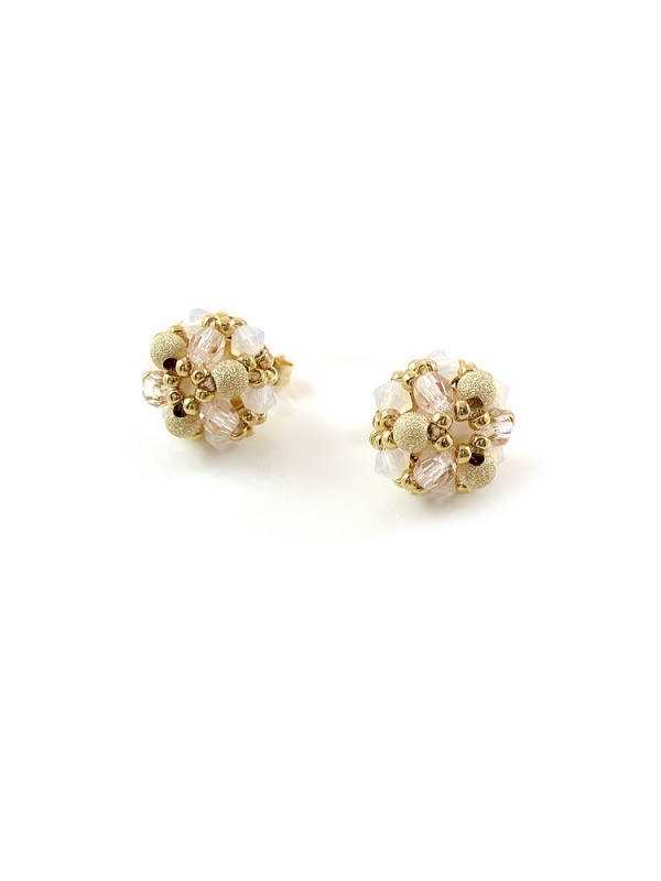 Stud earrings by Ichiban - Daisies Ivory