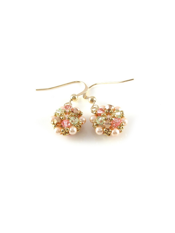 Dangle earrings by Ichiban - Happy Peach