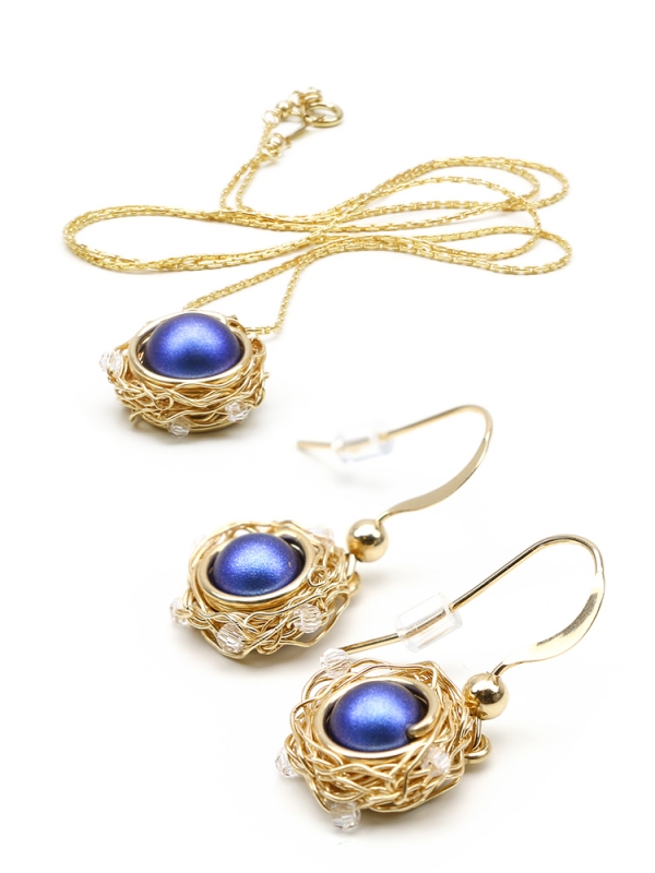Set pendant and earrings by Ichiban - Sweet Night