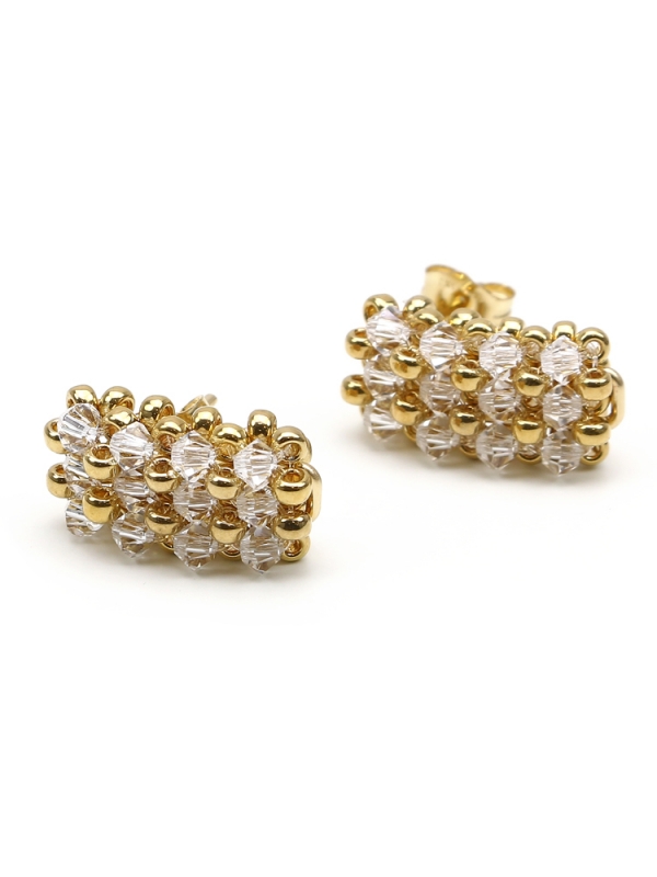 Earrings by Ichiban - Business Crystal Clear