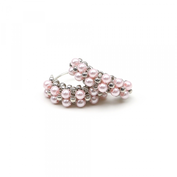 Cercei Ichiban - Mini Diva Pearls Rosaline AG925