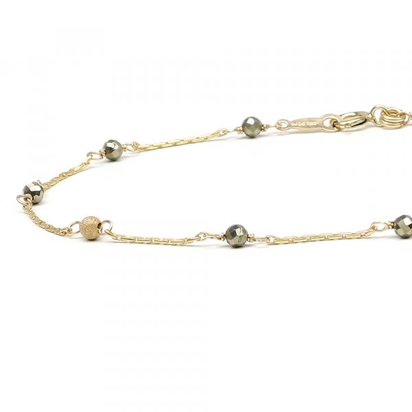 Bracelet by Ichiban - Lucky Charm Pyrite