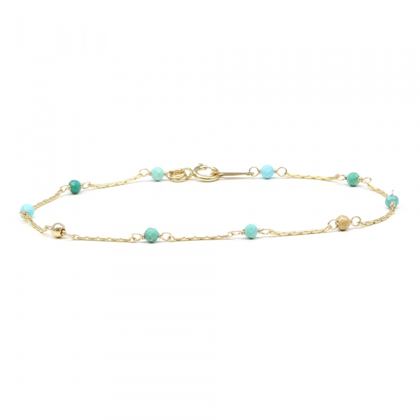 Bracelet by Ichiban - Lucky Charm Turquoise 