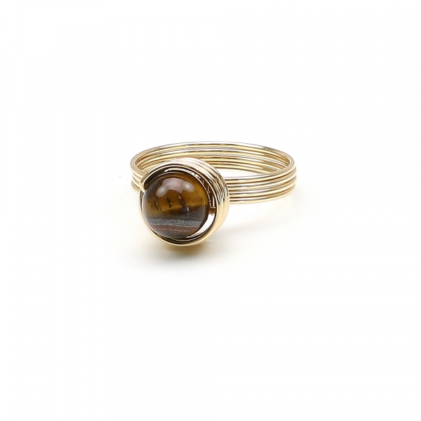 RIng by Ichiban - Busted Gemstone Deluxe Tiger's Eye
