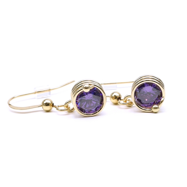 Dangle earrings by Ichiban - Busted Purple