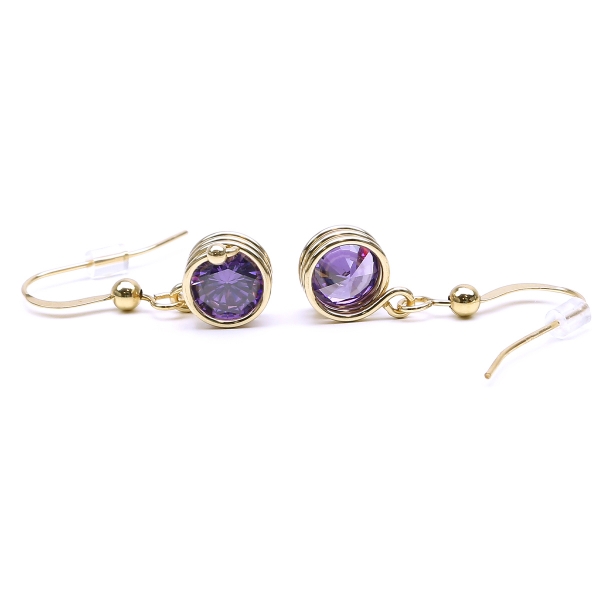 Dangle earrings by Ichiban - Busted Purple