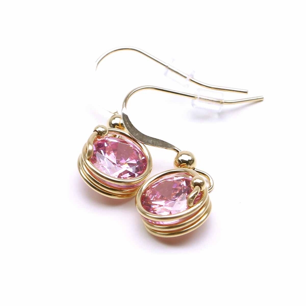 Dangle earrings by Ichiban - Busted Light Rose