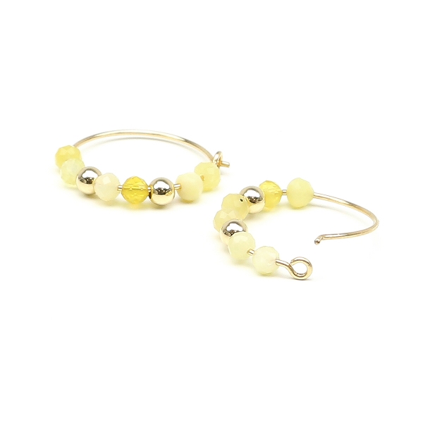 Earrings by Ichiban - Simple Style Amazonite 14K gold