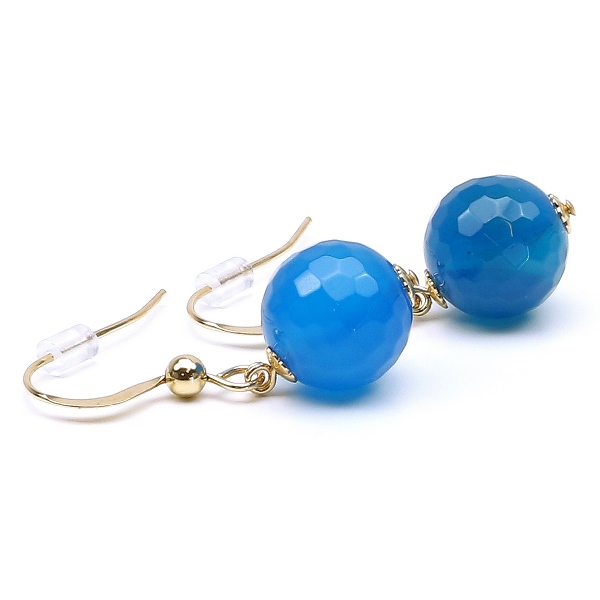Dangle earrings by Ichiban - Agate Blue