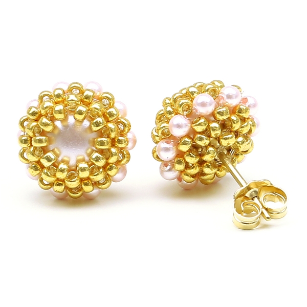 Stud earrings by Ichiban - Teeny Tiny Rosaline