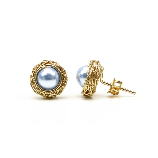 Stud earrings by Ichiban - Sweet Blue Sky