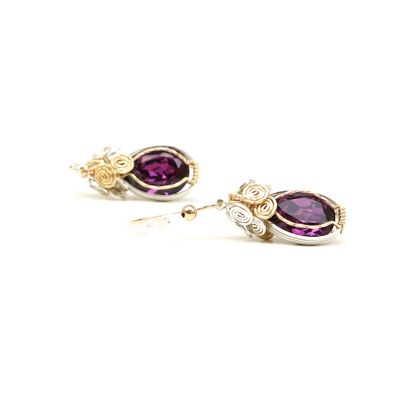 Dangle earrings by Ichiban - Royal Amethyst