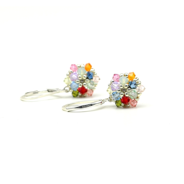 Leverback earrings by Ichiban - Daisies Summer Mood 925 Silver