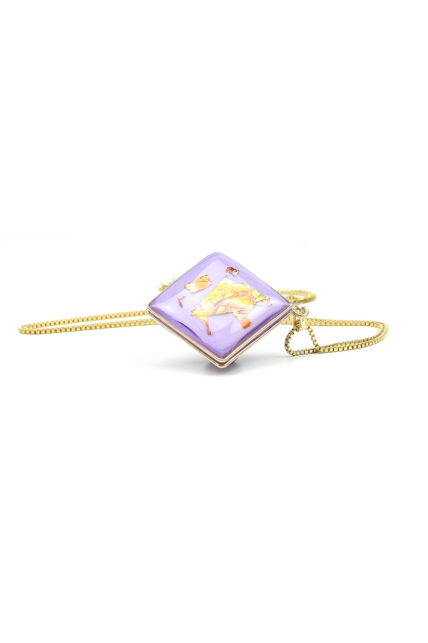 Purple Foil - pendant Ichiban BJewelry