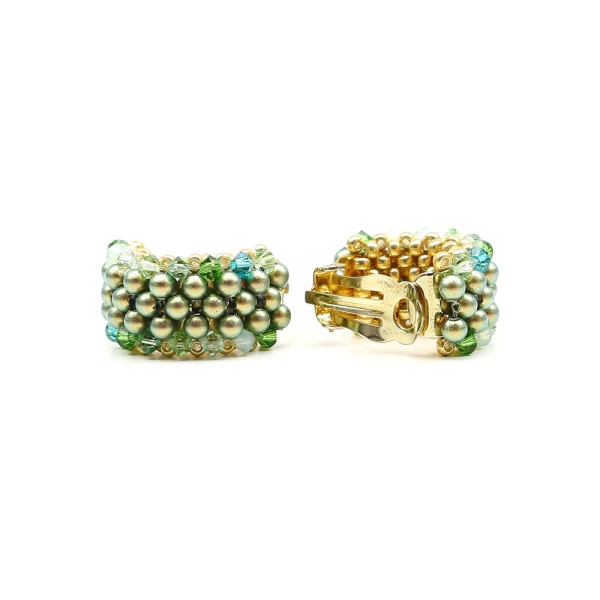 Beauty Herba Fresca - clips earrings by Ichiban Jewelry