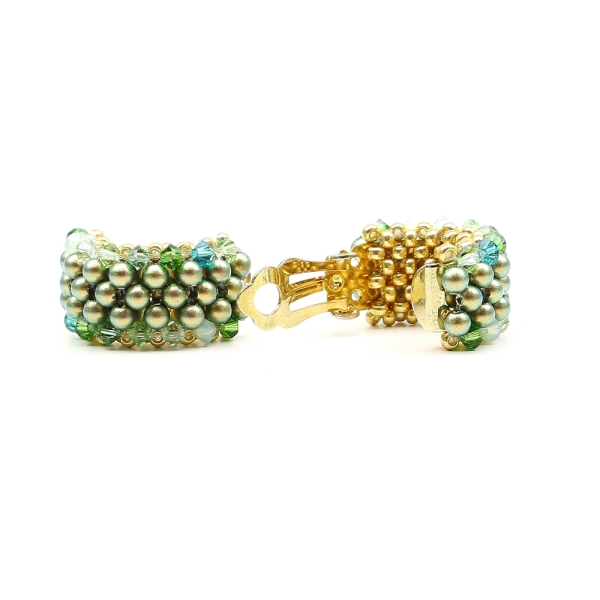 Beauty Herba Fresca - clips earrings by Ichiban Jewelry