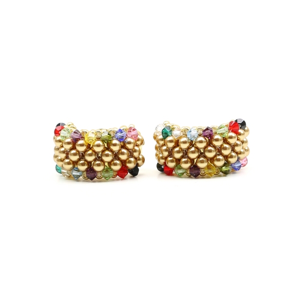 Beauty Multicolor - clips earrings by Ichiban Jewelry