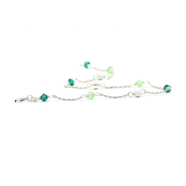 Bracelet by Ichiban - Charm Emerald 925 Silver