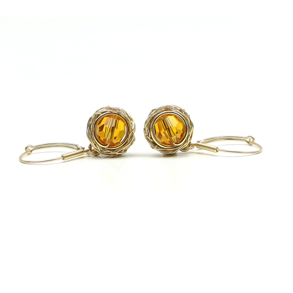 Leverback earrings by Ichiban - Sweet Topaz
