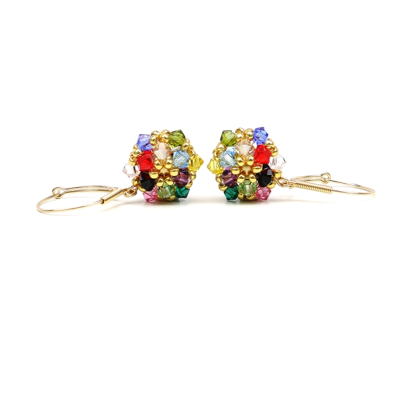 Leverback earrings by Ichiban - Daisies Multicolor