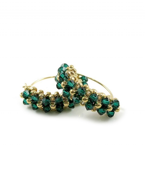 Earrings by Ichiban - Primetime Emerald