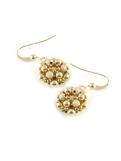 Dangle earrings by Ichiban - Golden Daisies 