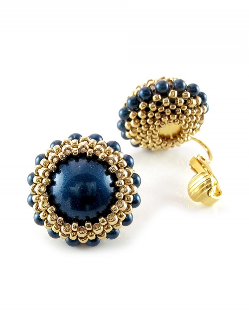 Clips earrings by Ichiban - Blue Moon
