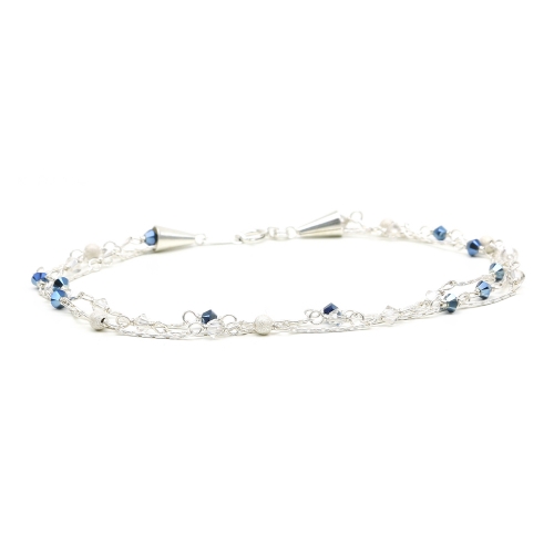 Bracelet by Ichiban - Charm Blue 925 Silver