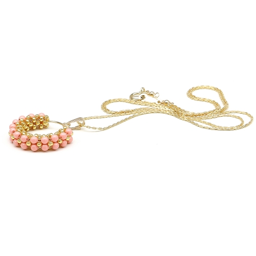 Pandantiv Ichiban - Primetime Pearls Pink Coral