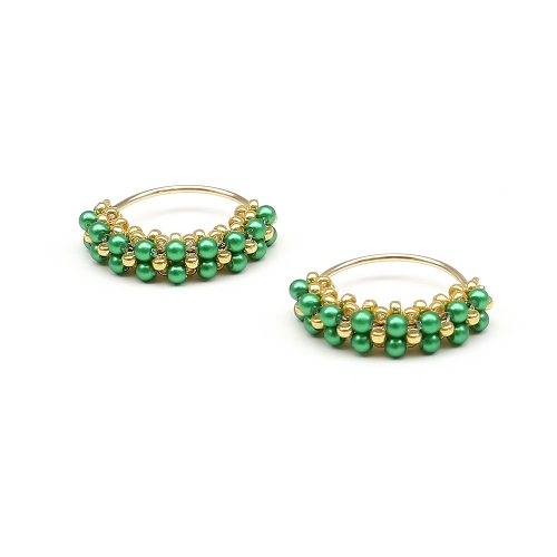 Earrings by Ichiban - Primetime Pearls Eden Green