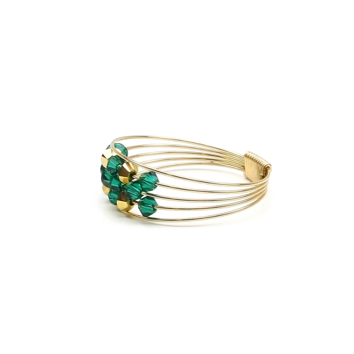 Ring by Ichiban - Emerald 5 wires