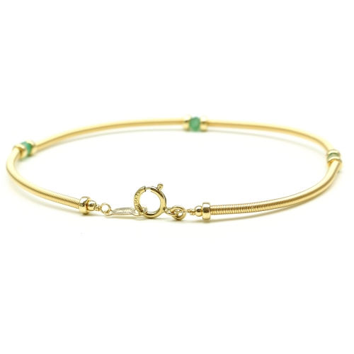 Gemstone bracelet by Ichiban - Vogue Emerald