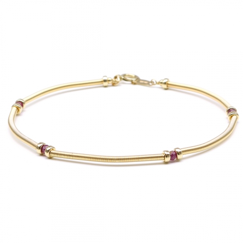 Gemstone bracelet by Ichiban - Vogue Ruby