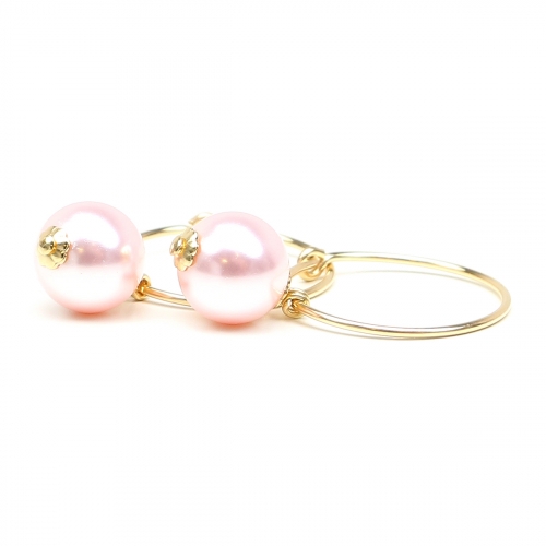 Earrings by Ichiban - Rosaline circle pearl